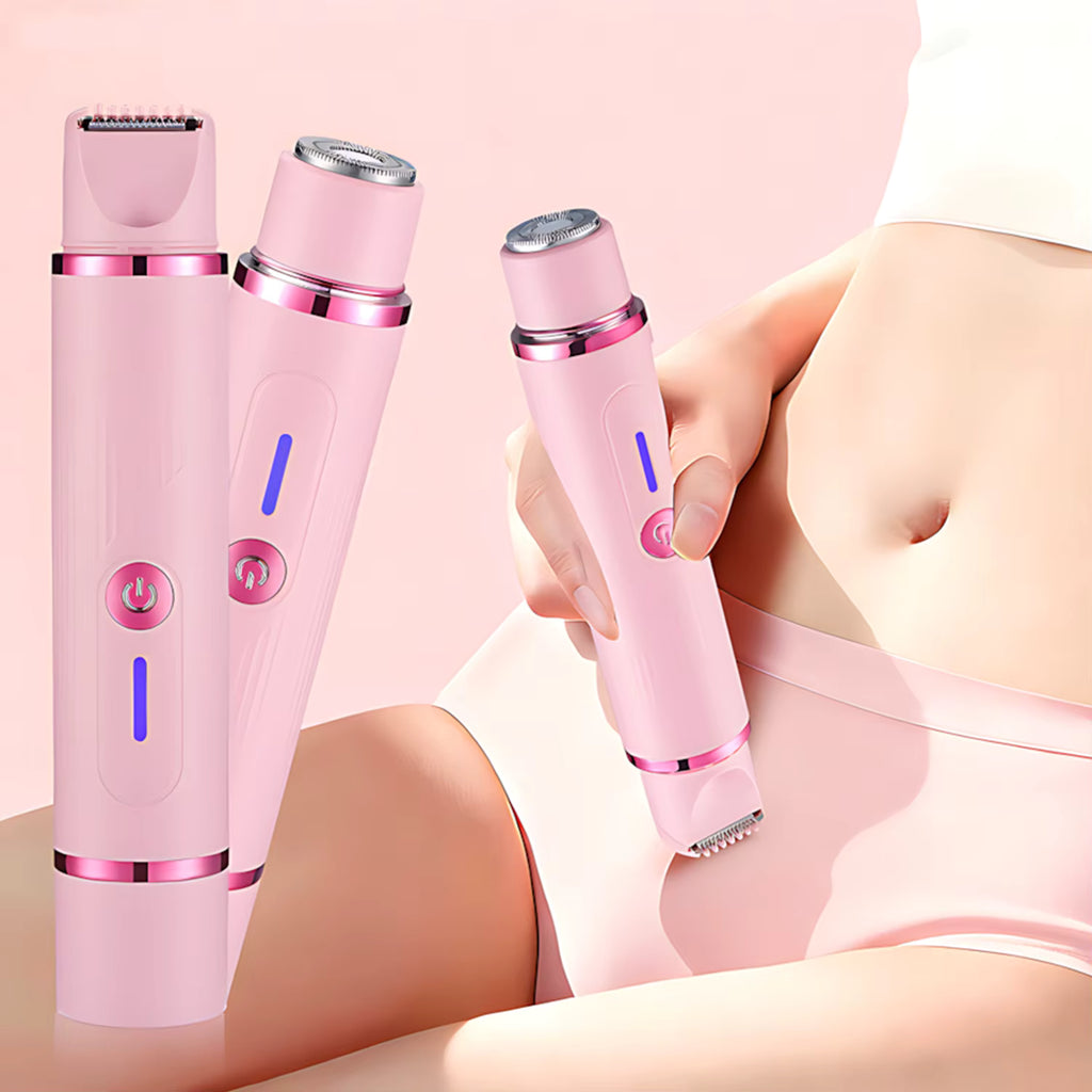 2-in-1 Women’s Electric Hair Remover – Dual Head Bikini & Body Trimmer