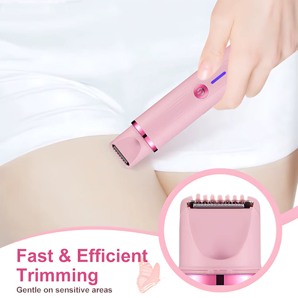 2-in-1 Women’s Electric Hair Remover – Dual Head Bikini & Body Trimmer