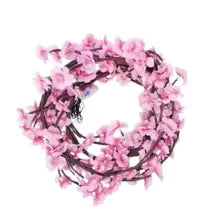 LED Cherry Blossom Branch Lights – Decorative Willow Vine Twig Garland for Wall, Door & Home Decor